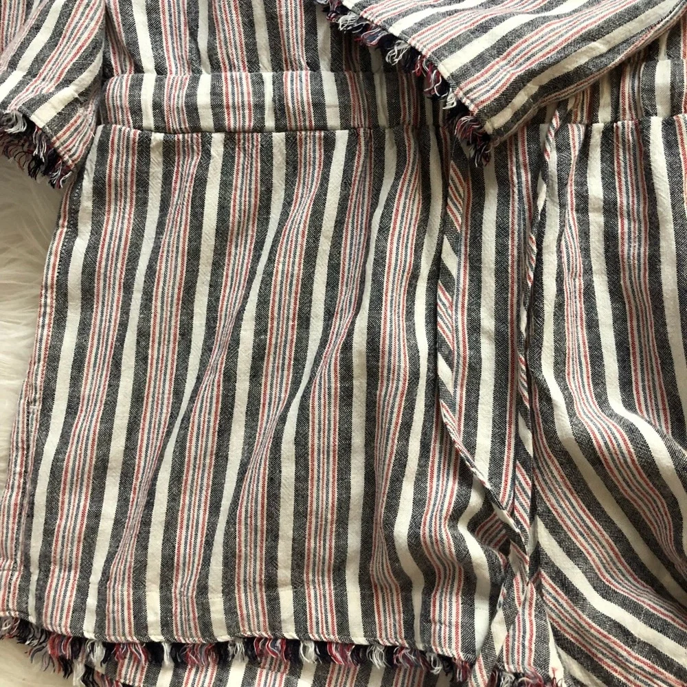 Cloth and stone button back romper - Picture 8 of 8